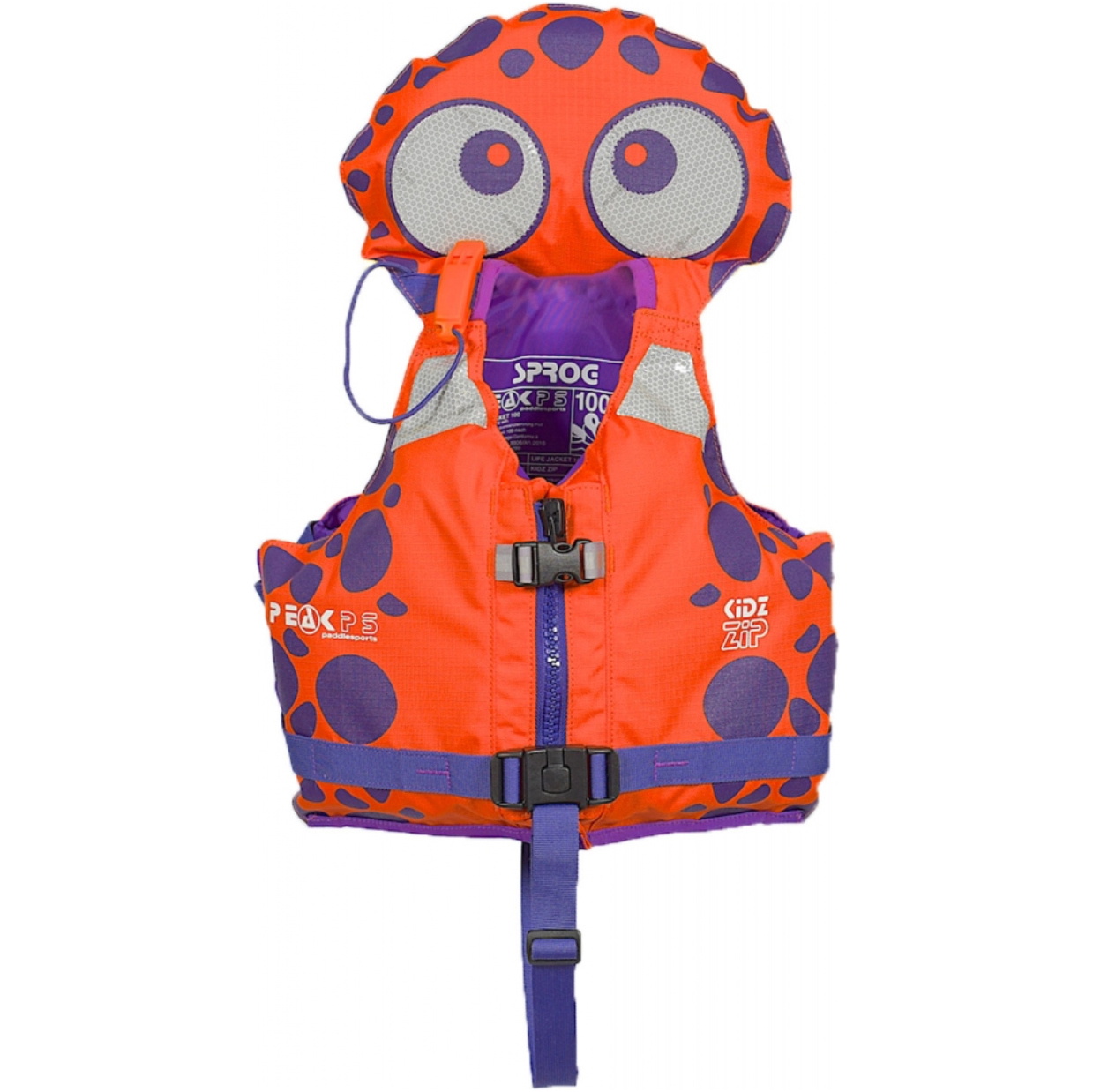 2026 Peak PS Junior Zip Buoyancy Aid 26KZ-ORA - Orange